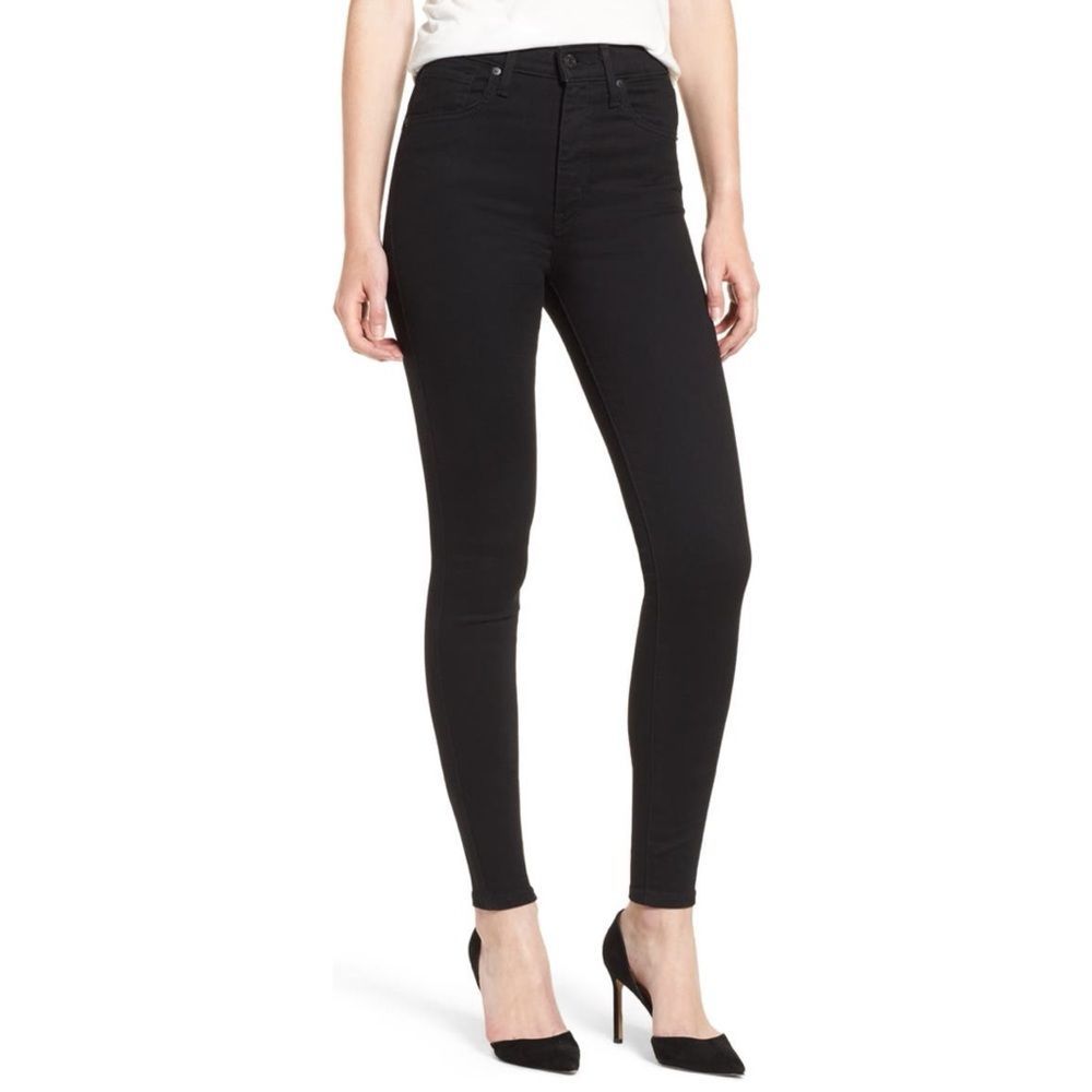 Levi’s Mile High Super Skinny Jeans Color:Black Galaxy Size:24x30 New with Tag!